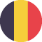 Belgium Flag in Circle Icon