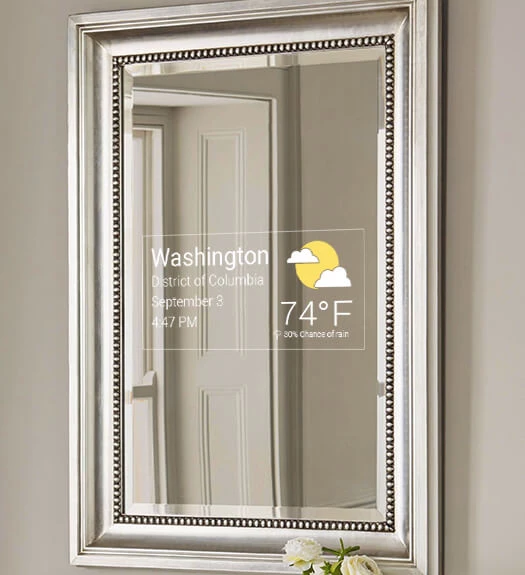 Keep track of stocks while you are in the bathtub!