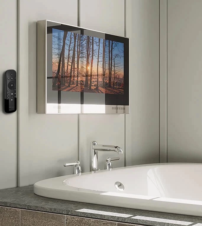The smartest bathroom TV on the market.